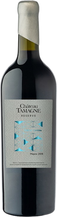 Вино   Шато Тамань Резерв  Мерло  2018 750 мл