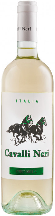 Вино  "Cavalli Neri" Pinot Grigio, delle Venezie IGT  "Кавалли Нери" Пино Гриджио  2016   750 мл