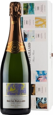 Шампанское Bruno Paillard Blanc de Blancs Extra Brut Champagne AOC 2013 gift box 750 ml