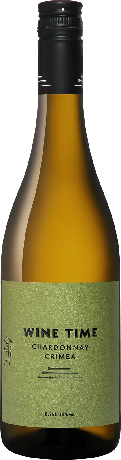 Вино  Вейн унд Вассер Вайн Тайм Шардоне Крым 2022  750 мл 13%