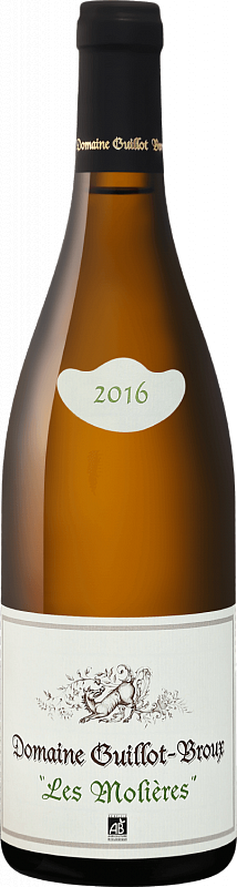 Вино Domaine Guillot-Broux   Les Molières Macon-Cruzille AOC  Домэн Гийо-Бру   Ле Мольер Макон-Крузиль  2016 750 мл