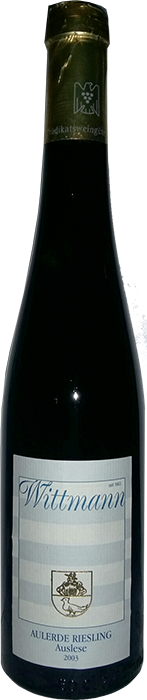 Вино Wittmann Rheinessen AULERDE Wittmann Riesling Auslese  Виттман Рейнхессен Аулерде  Рислинг Ауслезе QmP 2015 500мл