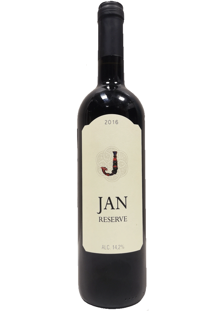 Вино  Jan reserve  Джан резервное красное сухое 2016 750 мл