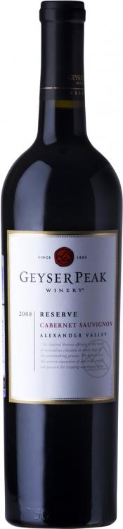 Вино Geyser Peak, "Reserve" Cabernet Sauvignon, Гейзер Пик, "Резерве" Каберне Совиньон, 2008