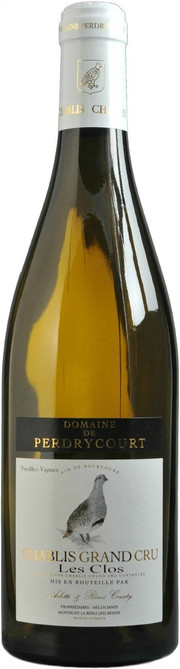 Вино Domaine de Perdrycourt  Chablis  Les Clos  AOC  2018  750 мл
