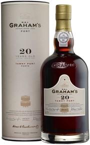 Портвейн Grahams 20 Year Old Tawny Port gift in tube   750 мл
