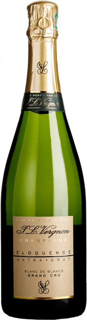 Шампанское Champagne J.L. Vergnon  Eloquence Extra Brut Blanc de Blancs Grand Cru  gift box  750 мл