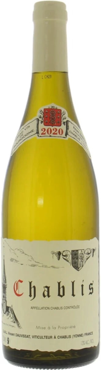 Вино  Vincent Dauvissat   Chablis AOC  2020  750 мл 13 %