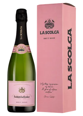 Игристое вино Soldati La Scolca Brut Rose gift box  2018 750 мл