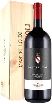 Вино Fonterutoli Chianti Classico DOCG Mazzei   DOCG 2020 wooden box  3 л