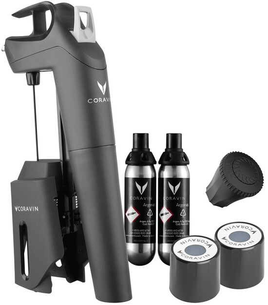 Система для подачи вин по бокалам Coravin Model 3 Plus  (устройство+2 капсула+2 пробки+1аэратор+игла)