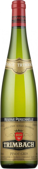 Вино Trimbach Pinot Gris Reserve Personnelle ТРИМБАХ Пино Гри Резерв Персонель 2017 750 мл 14%