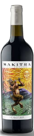 Вино   Makitra  Selection  Merlot   Макитра  Селекшн  Мерло  красное сухое   2019  750 мл 12,5 %