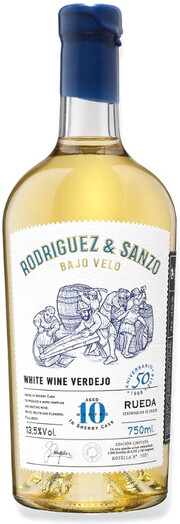 Вино Rodriguez Sanzo  Bajo Velo Rueda DO  Байо Вело  2020 750 мл