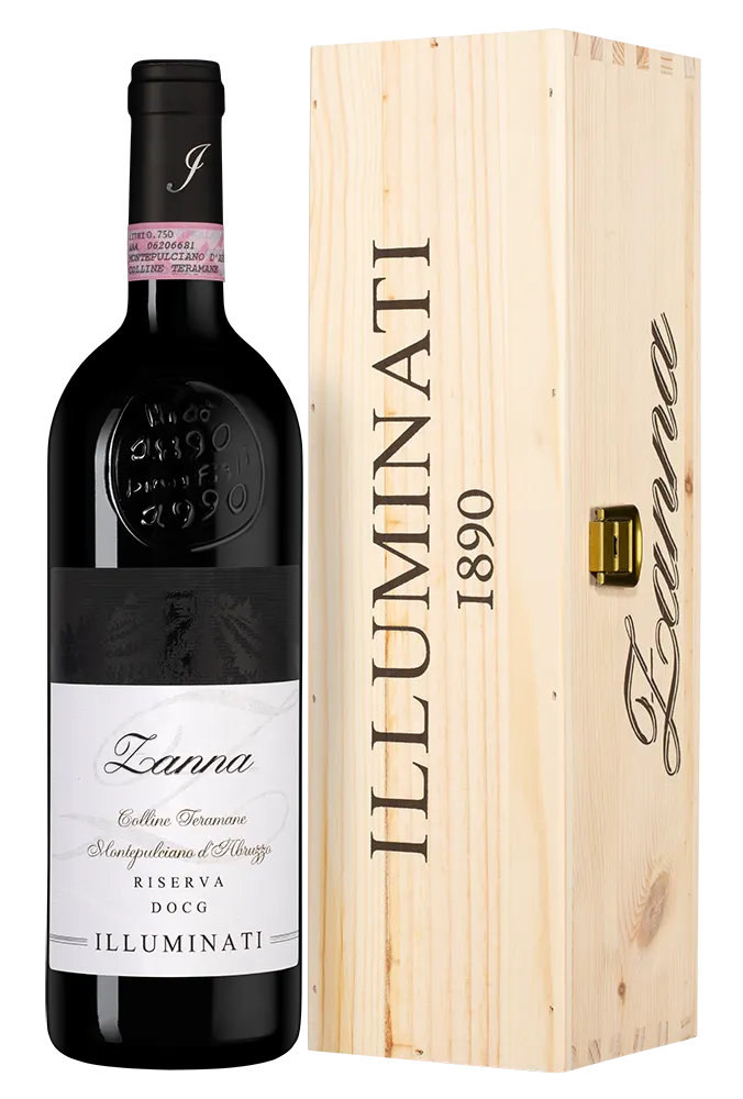 Вино Montepulciano d’Abruzzo Riserva Zanna DOCG gift box 2018  750 мл