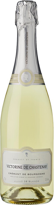 Игристое вино Victorine de Chastenay Blanc de Blancs Brut  Crеmant de Bourgogne AOC  750 мл