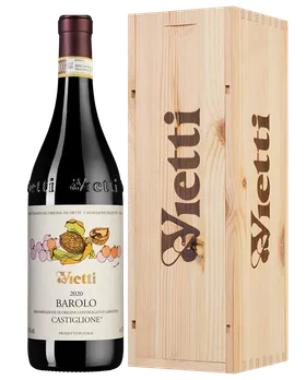 Вино Vietti  Barolo  Castiglione  DOCG  wooden box  2020  750 мл