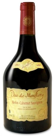 Вино Francois Martenot  Merlot-Cabernet Sauvignon Франсуа Мартено Дюк де Монфлори Мерло Каберне Совиньон  750 мл