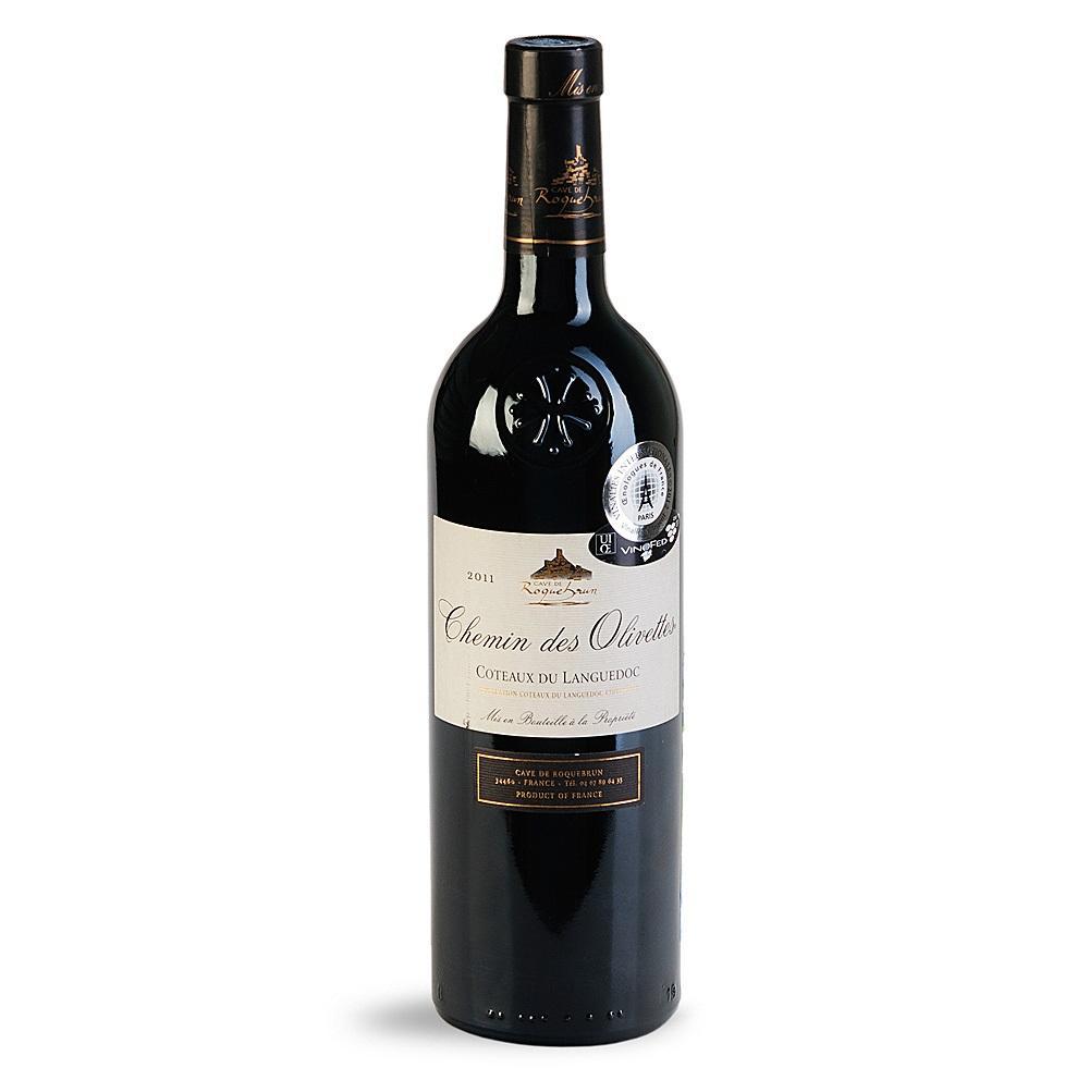 Вино Cave de Roquebrun  AOC Coteaux du Languedoc Chemin des Olivettes  2018 750 мл