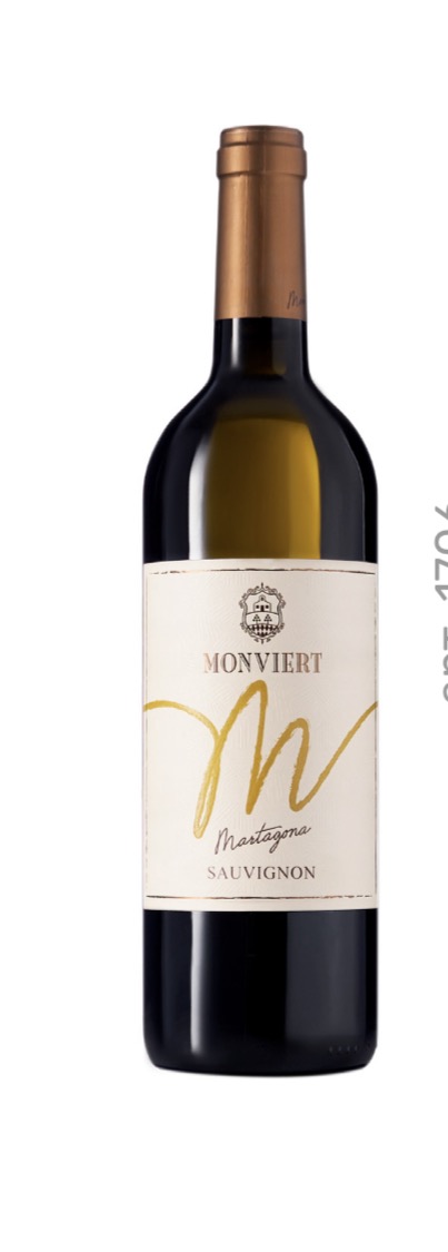 Вино MONVIERT  SAUVIGNON FRIULI COLLI ORIENTALI MARTAGONA 2021 750 мл 12%