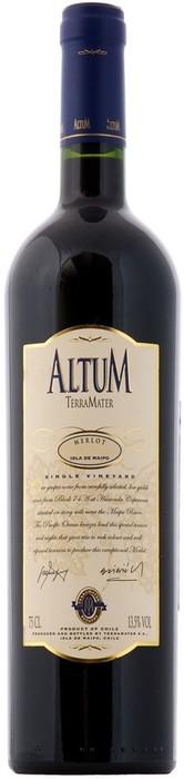 Вино TerraMater Altum  Merlot ТерраМатер Альтум  Мерло 2015 750 мл