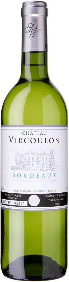 Вино Chateau Vircoulon AOC Bordeaux Blanc Шато Виркулон Бордо Блан 750 мл