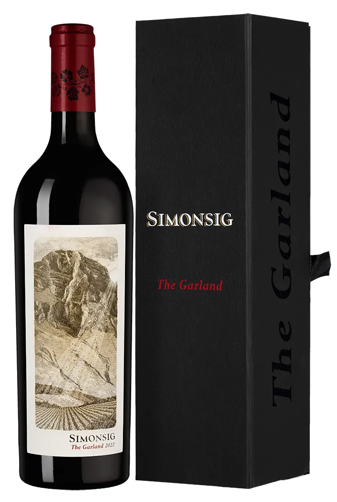 Вино Simonsig Garland Cabernet Sauvignon gift box 2022  750 мл