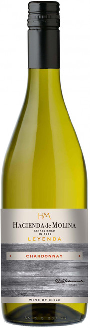 Вино  Echeverria Hacienda de Molina  Leyenda Chardonnay  Эчеверрия  Асьенда де Молина  Лейенда Шардоне  2018 750 мл