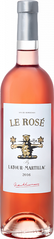 Вино Kressmann Le Rose by Latour-Martillac Bordeaux АОС Крессманн Ле Розе Бай Латур - Мартийяк АОС 2016 750 мл