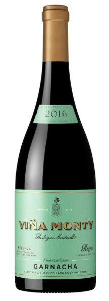 Вино  Viña Monty  Garnacha  Reserva  2016  750 мл  13%