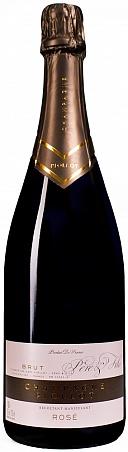 Шампанское Piollot Père et Fils Cuvée Rose  Brut AOC Пьолло Пер е Фис Кюве  Розе Брют AOC 750 мл