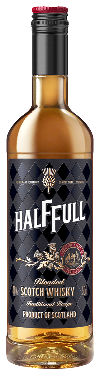 Виски HalfFull Blended Scotch Whisky  500 мл