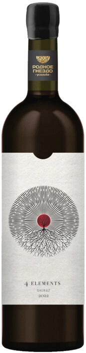 Вино  Усадьба Родное Гнездо 4 элемента  Сира красное сухое 2023 750 мл 14  %