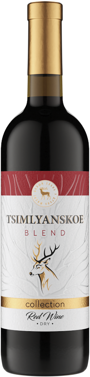 Вино  Цимлянское Бленд красное  сухое  2022 750 мл 12,5 %
