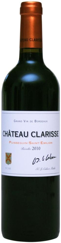 Шато Кларис  Пюисген-Сент-Эмильон АОС, Chateau Clarisse/Шато Кларисс, 2010