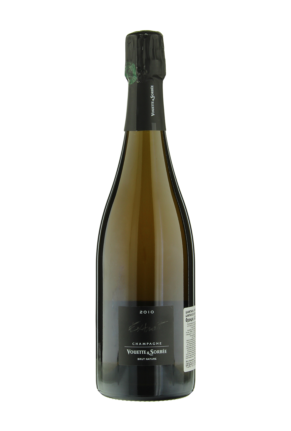Вино Vouette et Sorbée   Extrait   Champagne AOC Вуэт э Сорбэ  Экстрэ  Шампань  2010 750 мл
