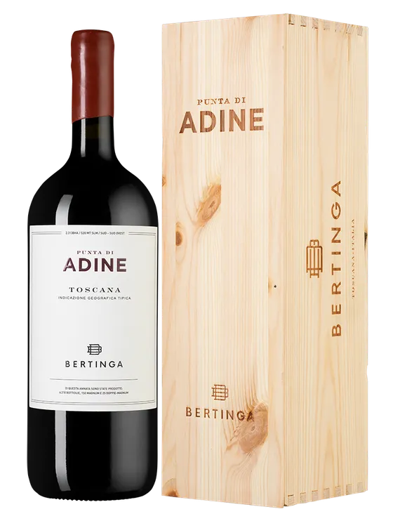 Вино Bertinga Punta di Adine Toscana IGT gift box  2017  1,5 л
