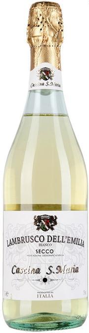 Игристое вино Cascina S. Maria Bianco Secco Lambrusco dell’Emilia IGT  750 мл