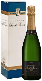 Шампанское Paul Bara Grand Millesime Brut Grand Cru Bouzy gift in box  2014 750 мл