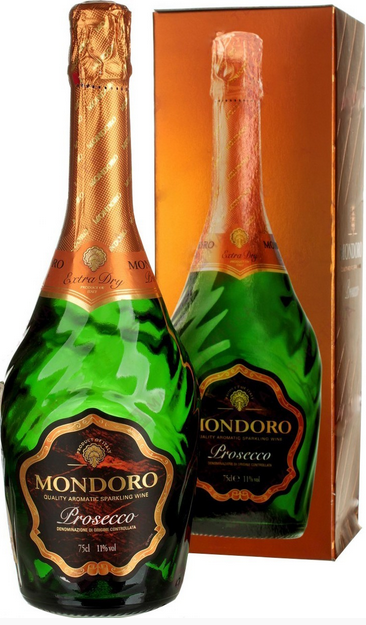 Игристое вино Mondoro Prosecco DOC gift box  750 мл