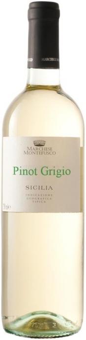 Вино Marchese Montefusco Pinot Grigio Sicilia IGT 2024  750 мл