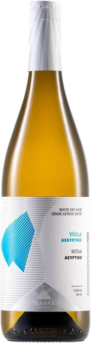 Вино  Voila Assyrtiko 2023 750 мл