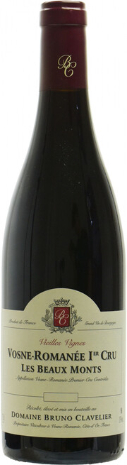 Вино Domaine Bruno Clavelier Vosne-Romanee 1er Cru Les Beaux Monts Vieilles Vignes  2016 750 мл 13%