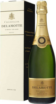 Шампанское Delamotte Blanc des Blancs gift in box  2014 750 мл
