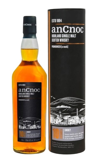  Виски An Cnoc Peated 10 Years Old 700 мл 40%