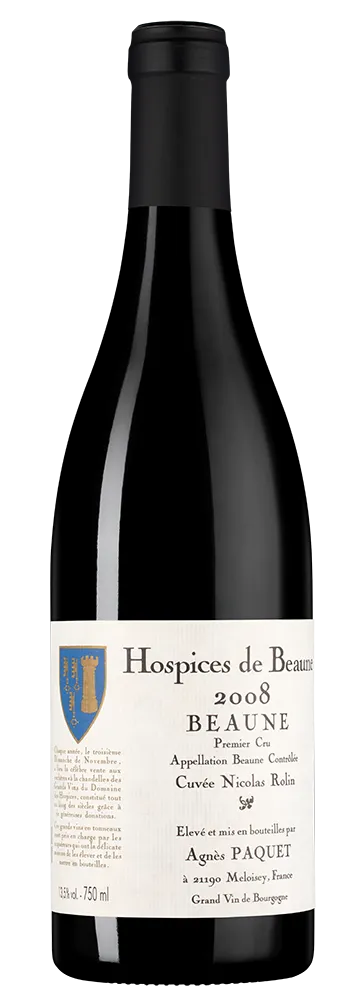 Вино Domaine Agnes Paquet Beaune Premier Cru Hospices de Beaune Cuvee Nicolas Rolin   2008  750 мл 