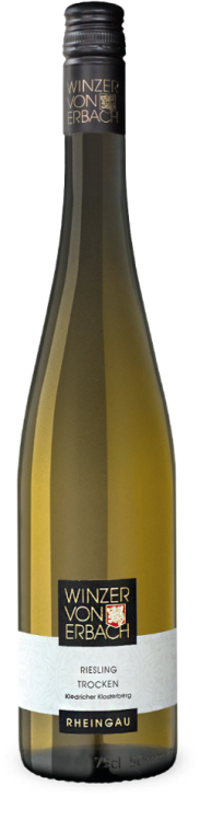 Вино Winzer von Erbach  Kiedricher Klosterberg Riesling Trocken  Винцер фон Эрбах Кидрихер Клостерберг  Рислинг Трокен  2023 750 мл