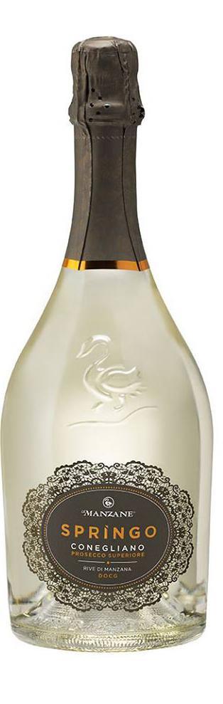 Игристое вино  Le Manzane  Springo   Prosecco Superiore     750 мл