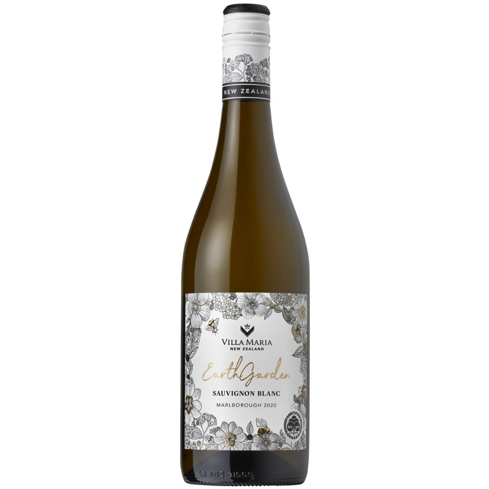 Вино    Villa Maria Earth Garden Marlborough Sauvignon Blanc  Вилла Мария Ерф Гарден Мальборо Совиньон Блан  2020  750 мл