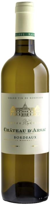Вино Chateau d'Arsac Cuvee Celine  Bordeaux Blanc AOC   Шато д'Арсак  Кюве Селин 2013 750 мл